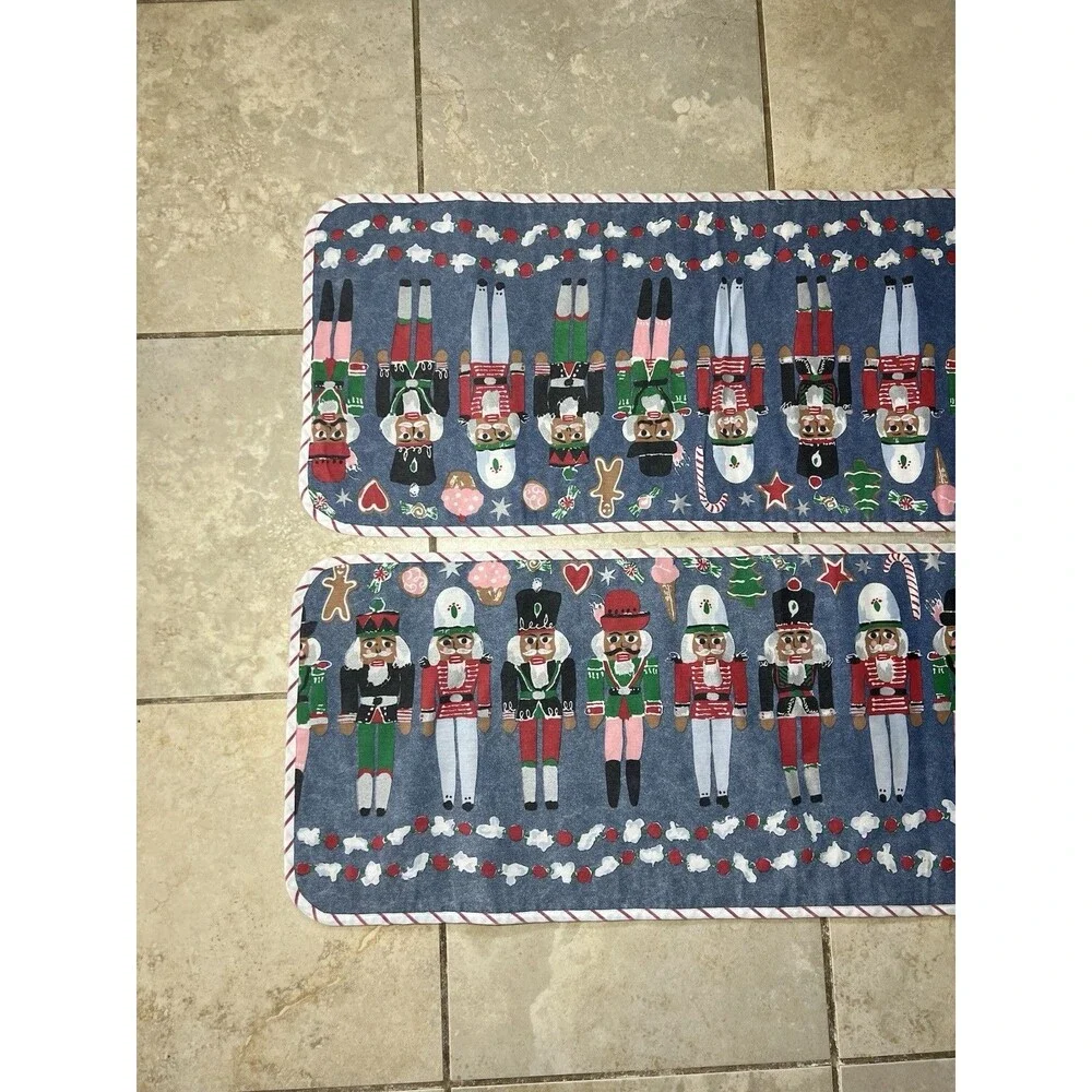 Vintage NUTCRACKERS Christmas Table Runner  13